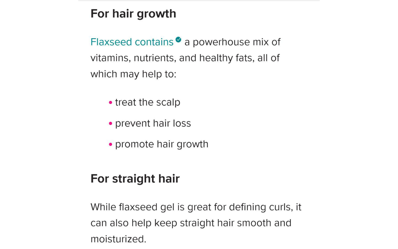 FLAX SEED GEL Sruthy's World