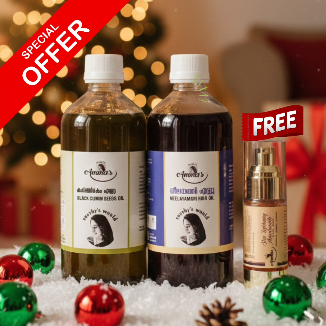 KARIMJEERAKAM 500ml + NEELAYAMARI 500ml +Niacinamide Face Wash